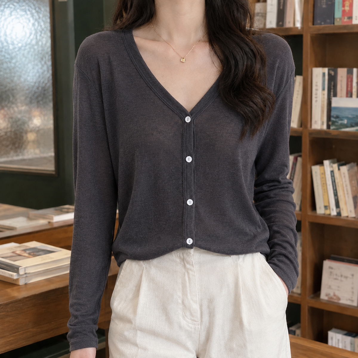 Millie-Kate V Neck Sweater