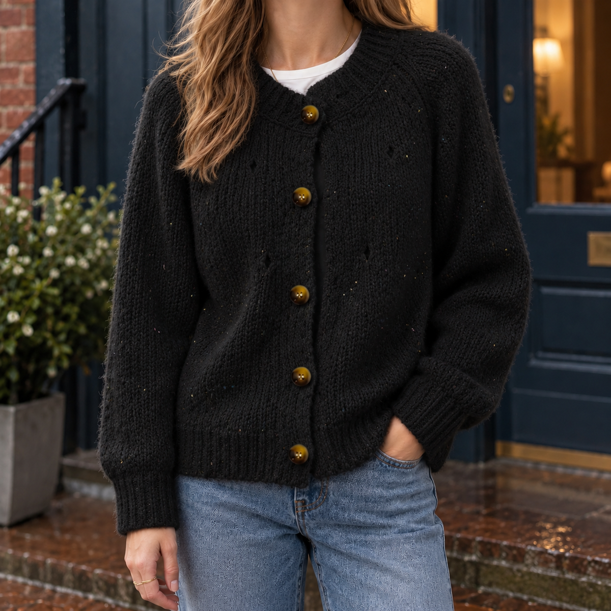 Zoe Textured Cardigan