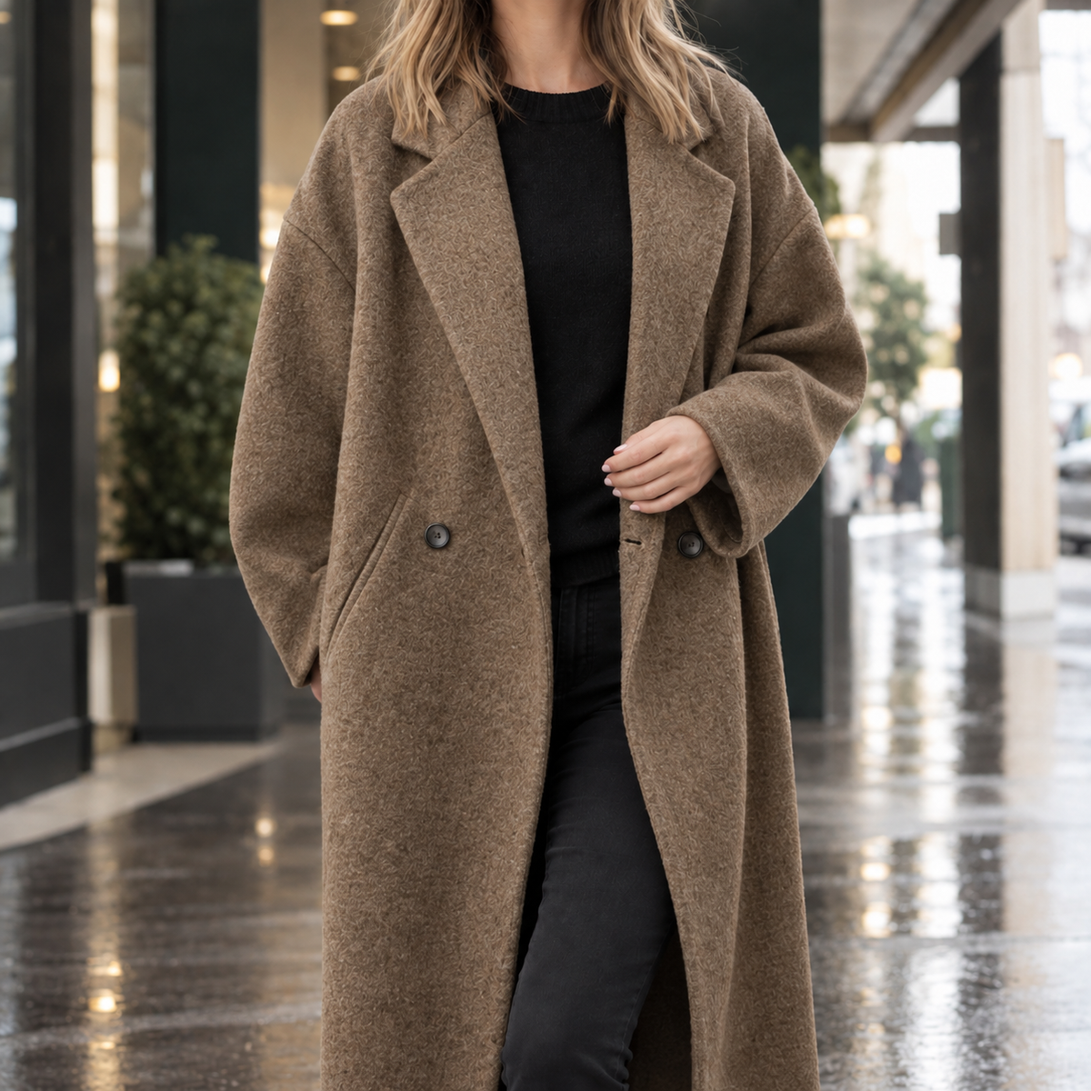 Daphne-Eve Oversized Coat