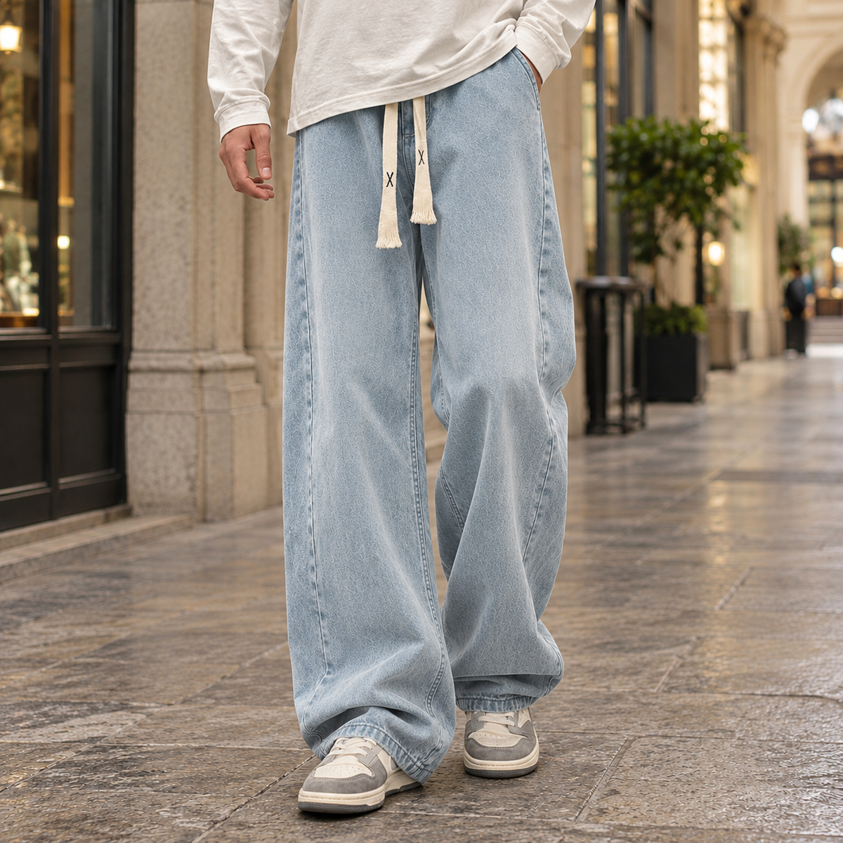 Marcus-Hayes Wide Leg Jeans
