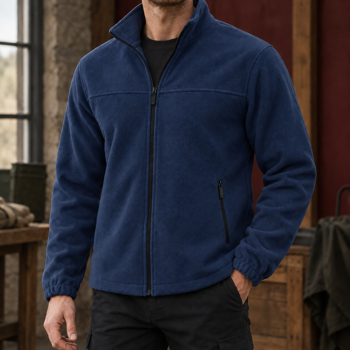 Godfrey Stand Collar Jacket