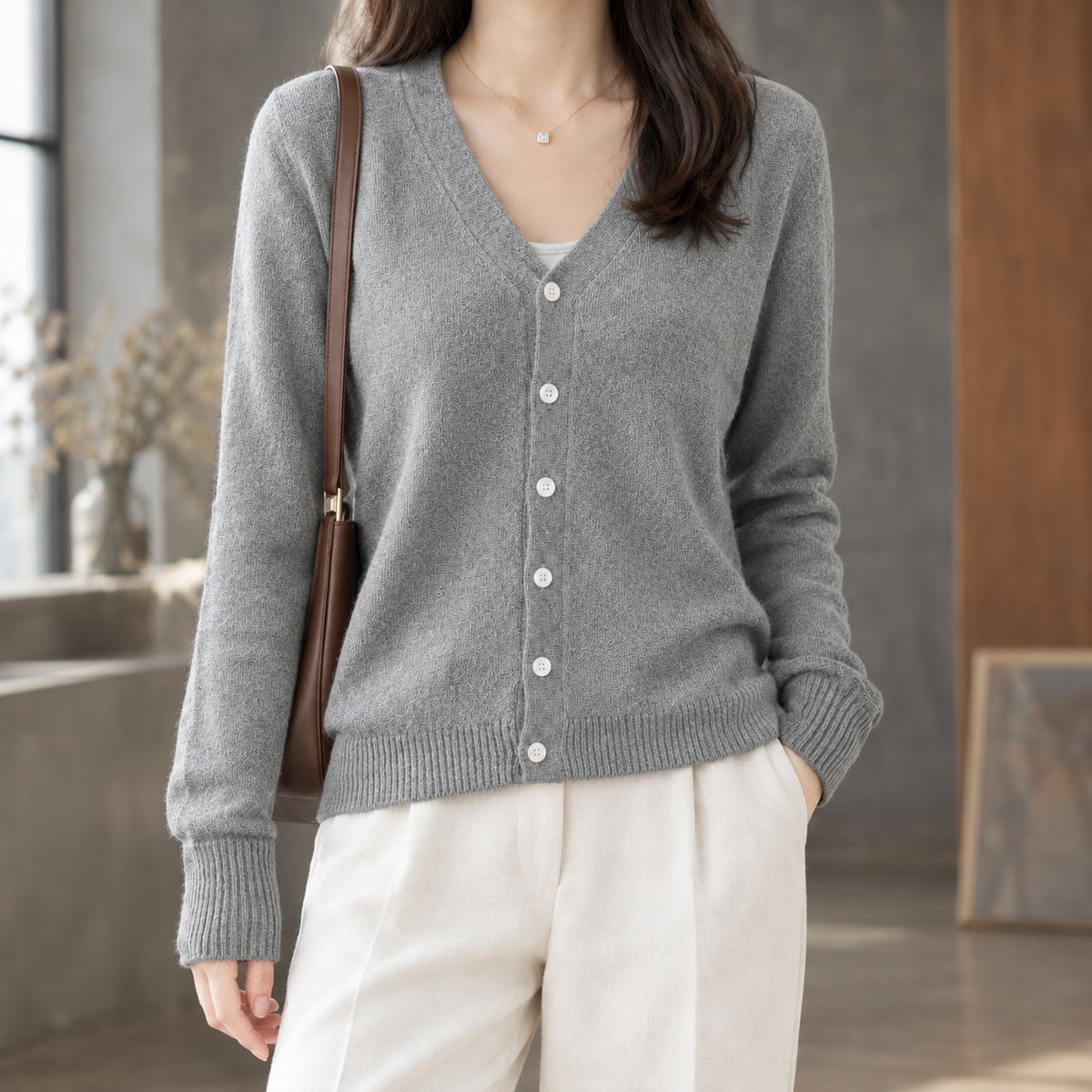 Guinevere-Kate V-Neck Cardigan