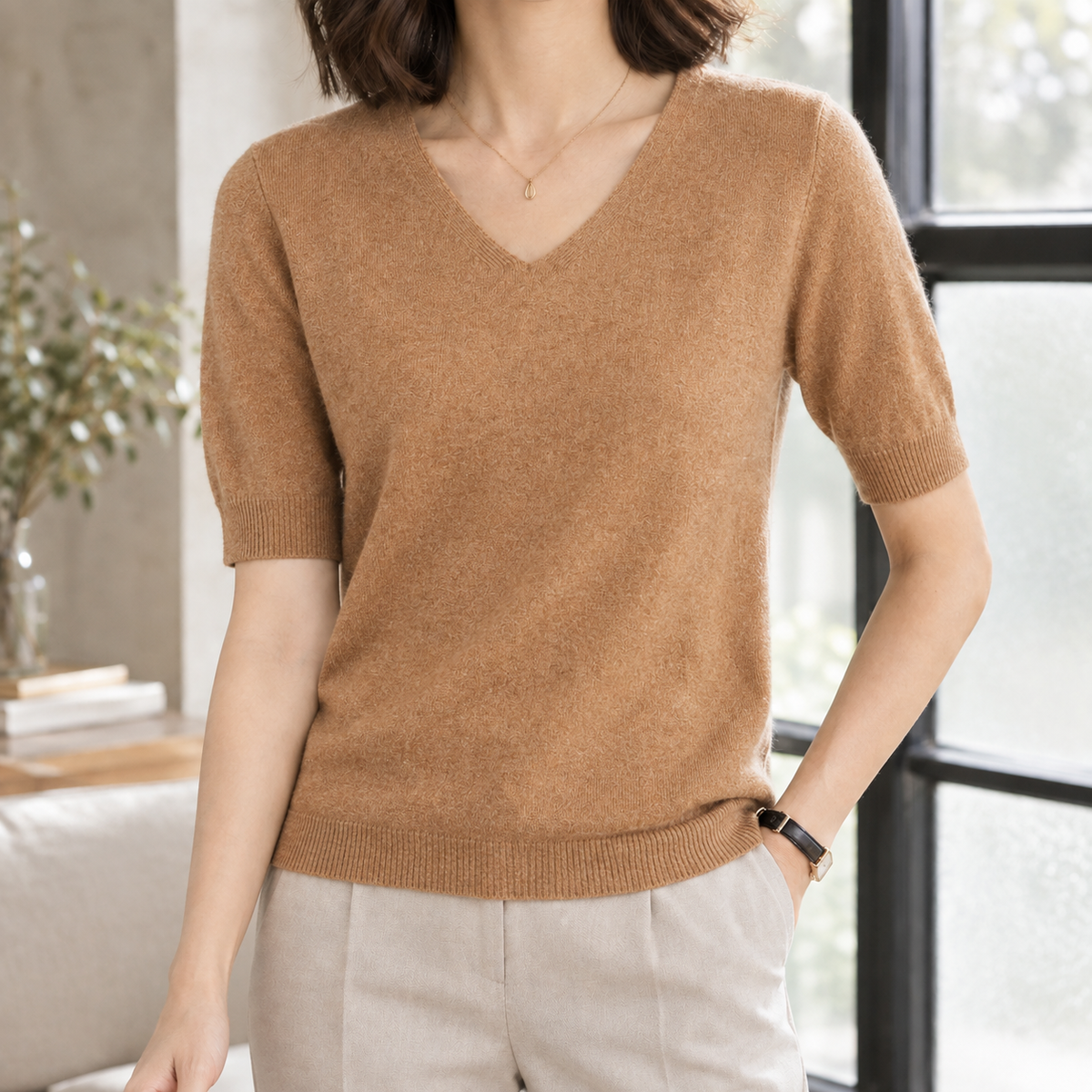 Phoebe-June V-Neck Sweater