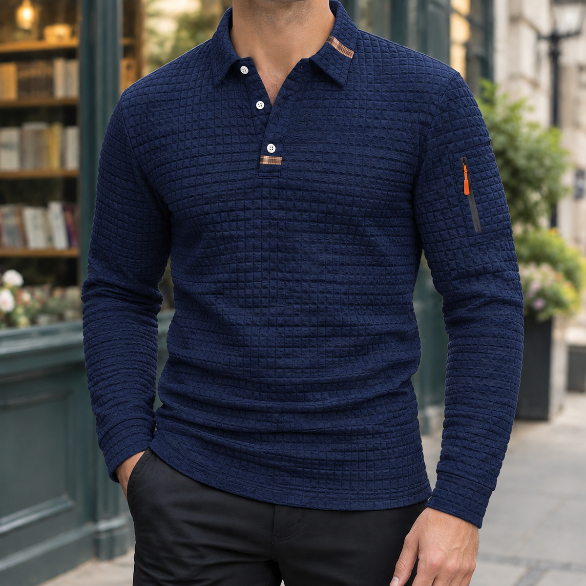 Cyprian Textured Polo