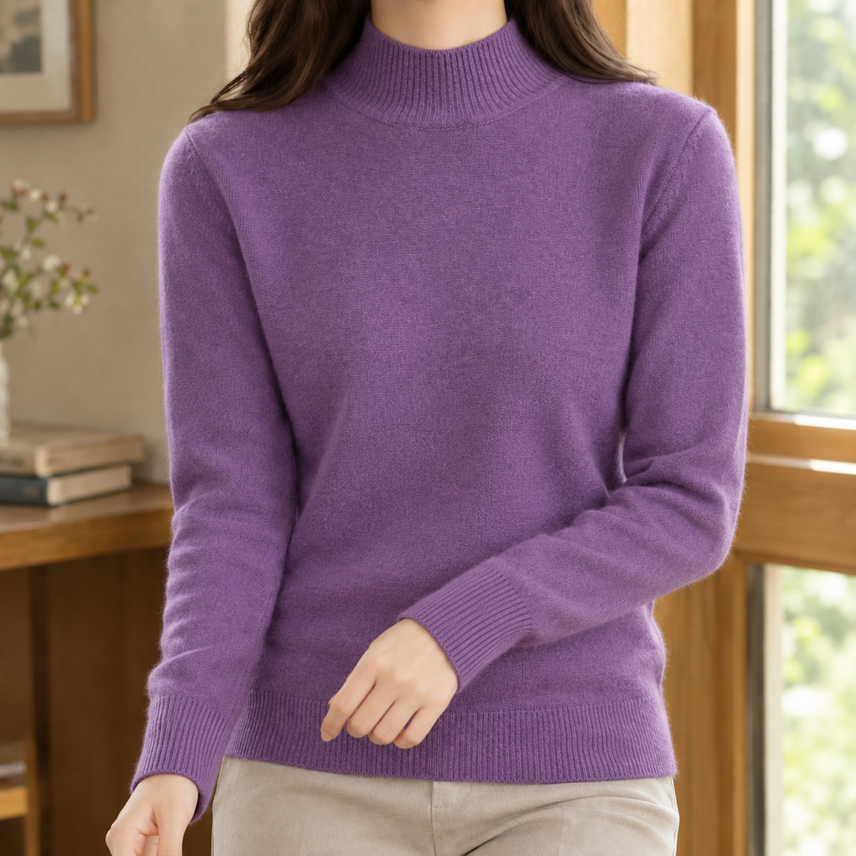 Griselda Mock Neck Sweater