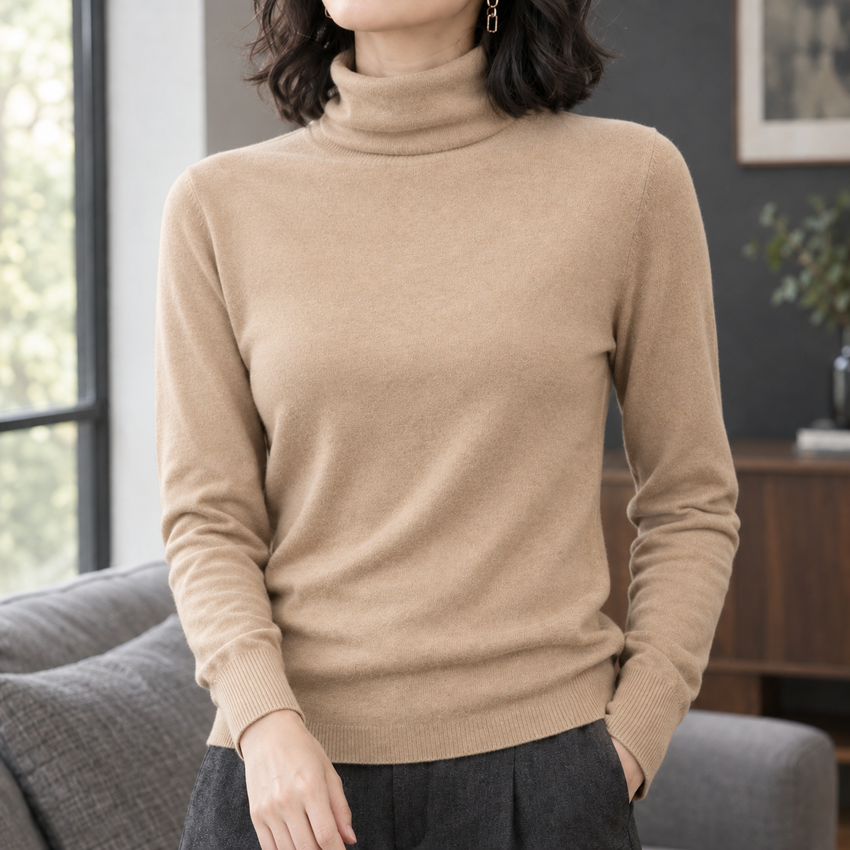 Serena-Louise Turtleneck Sweater