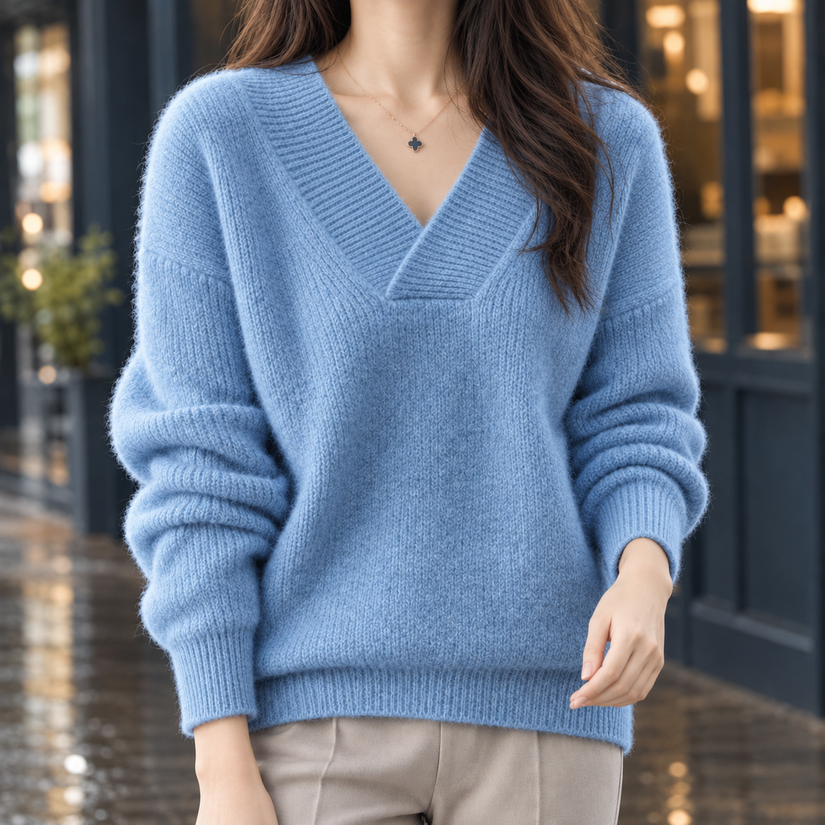 Joelle V Neck Sweater