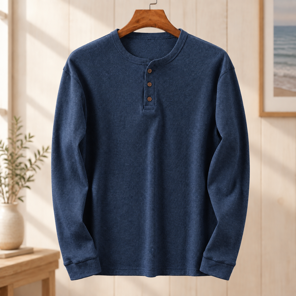 Spencer Ribbed Henley