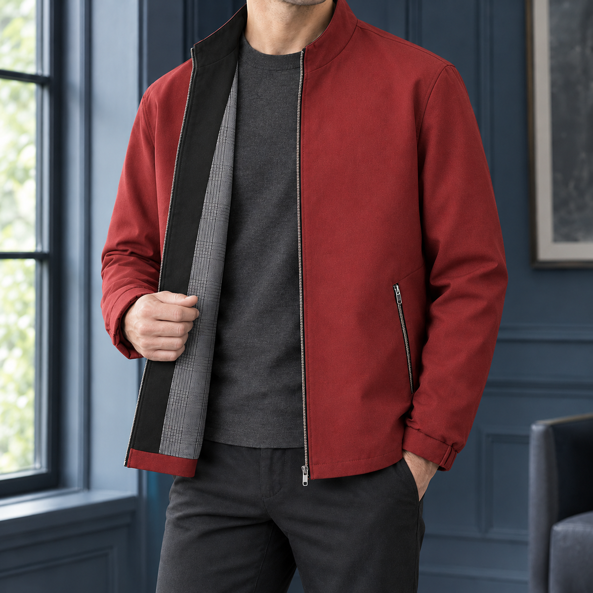 Stephen Stand Collar Jacket