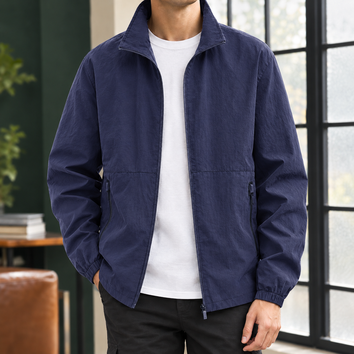 Christopher Stand Collar Jacket