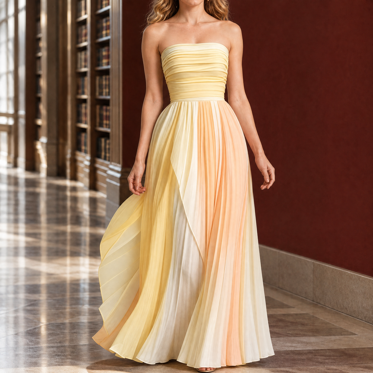 Madeline-Faye Strapless Dress