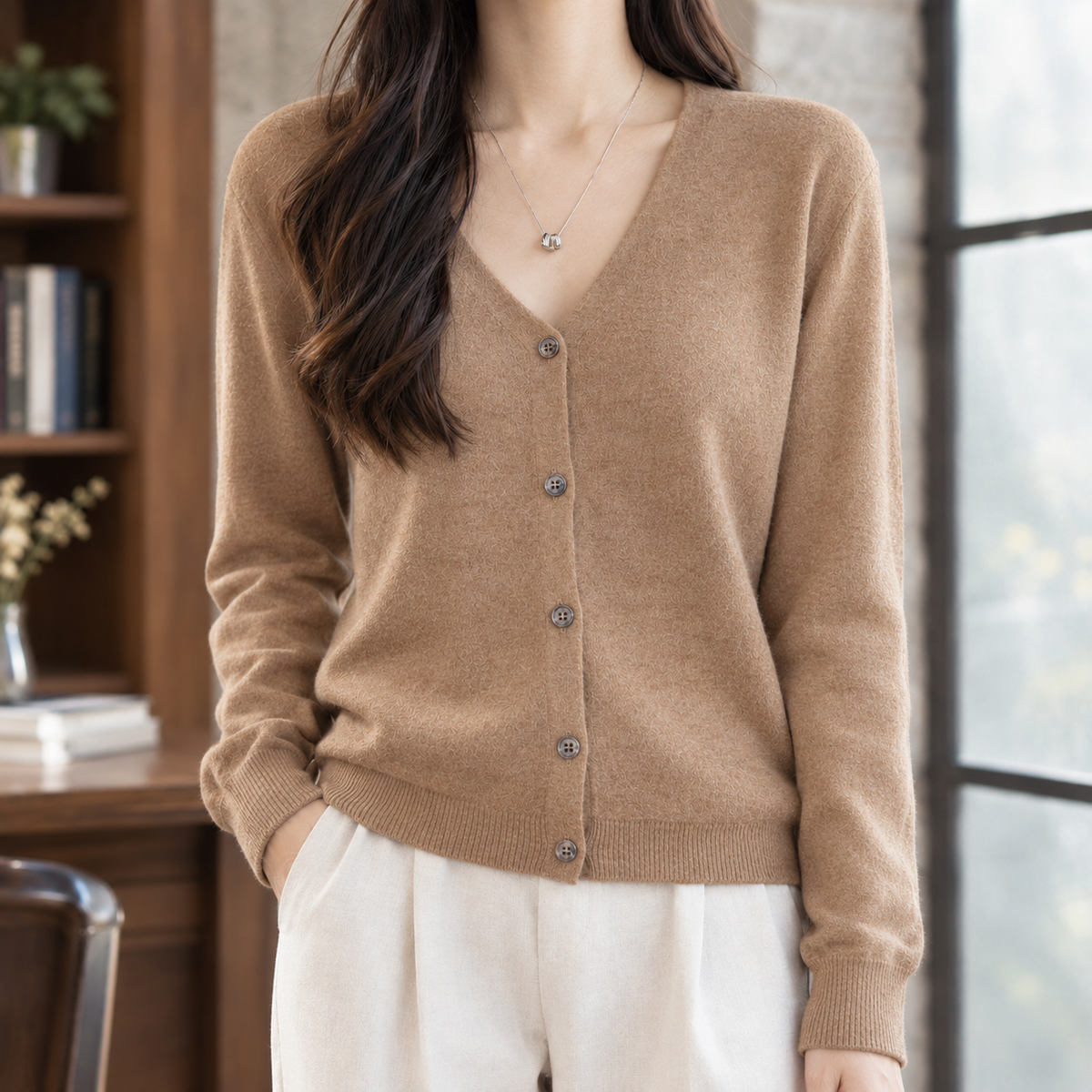 Maylis-Grace V-Neck Cardigan