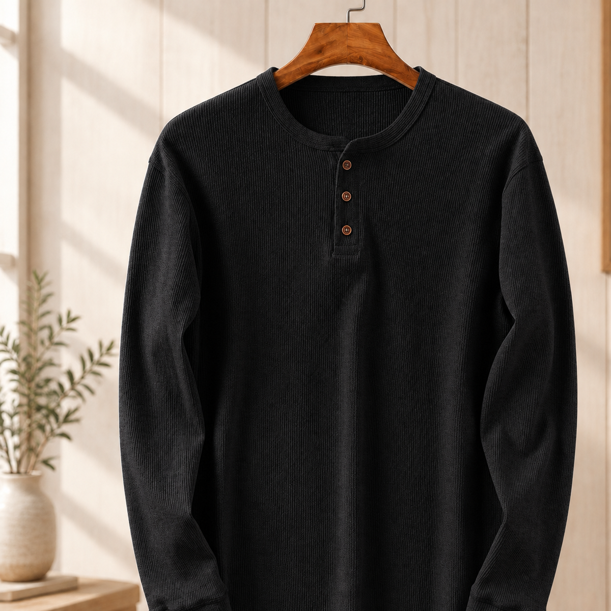 Spencer Ribbed Henley