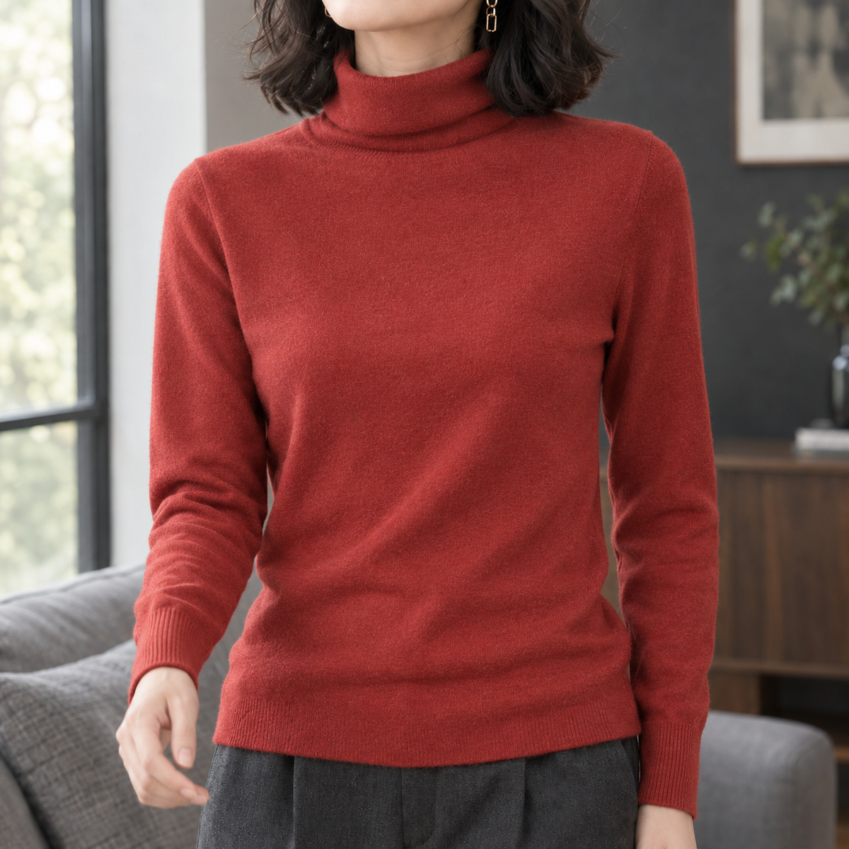 Serena-Louise Turtleneck Sweater