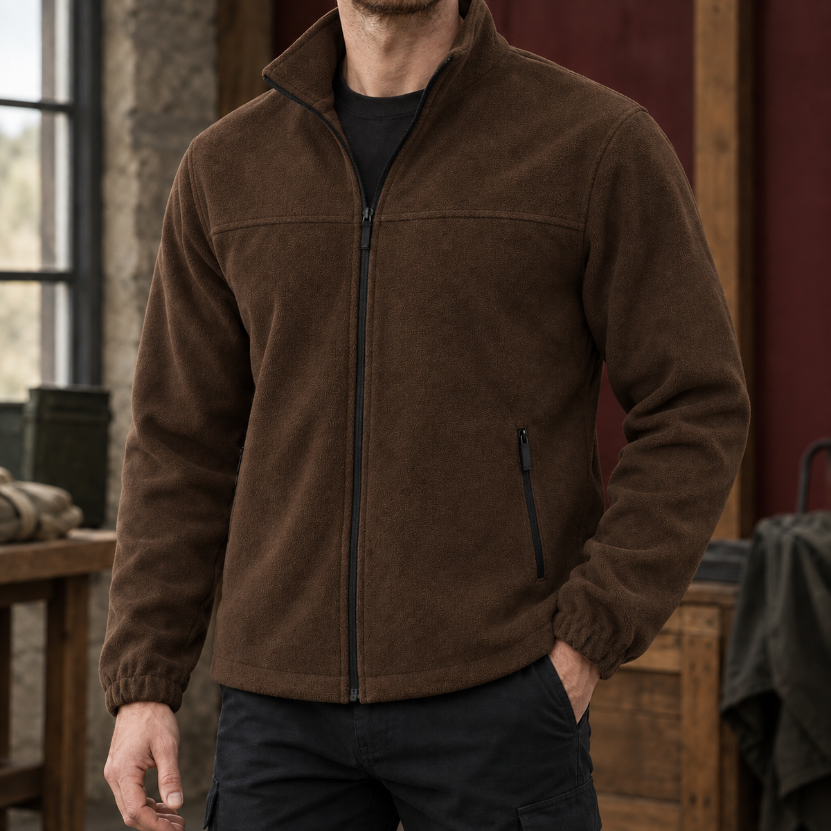 Godfrey Stand Collar Jacket