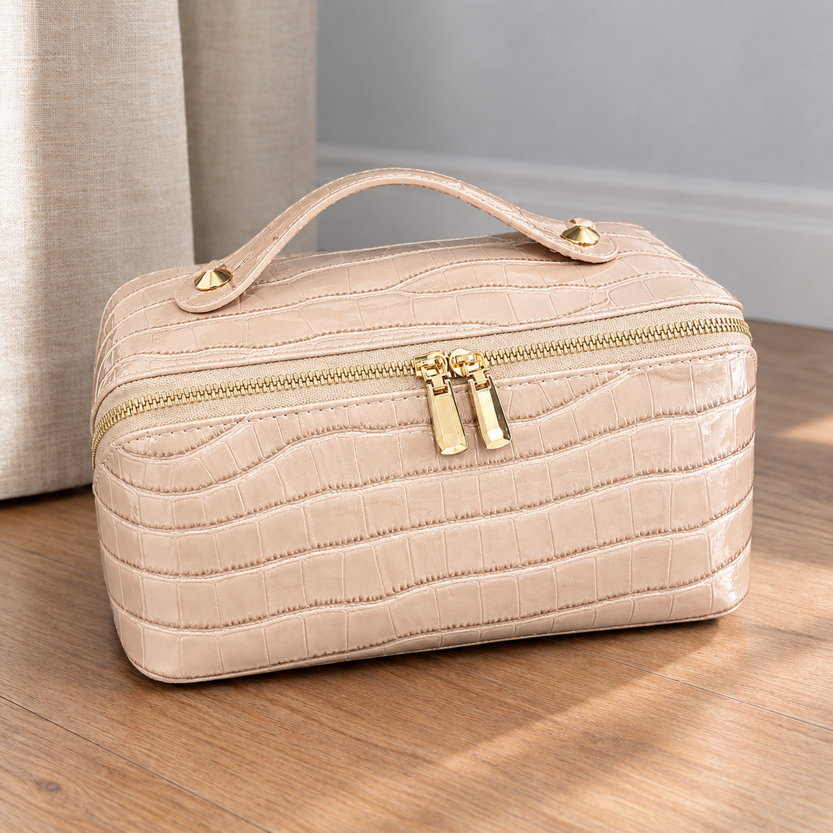 Fermo Croc Cosmetic Bag