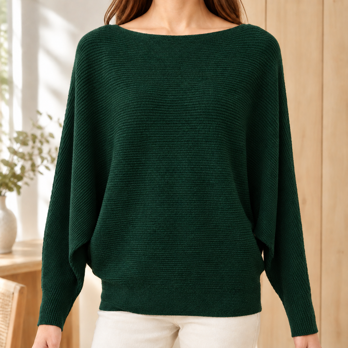 Cordelia-Faye Boat Neck Sweater