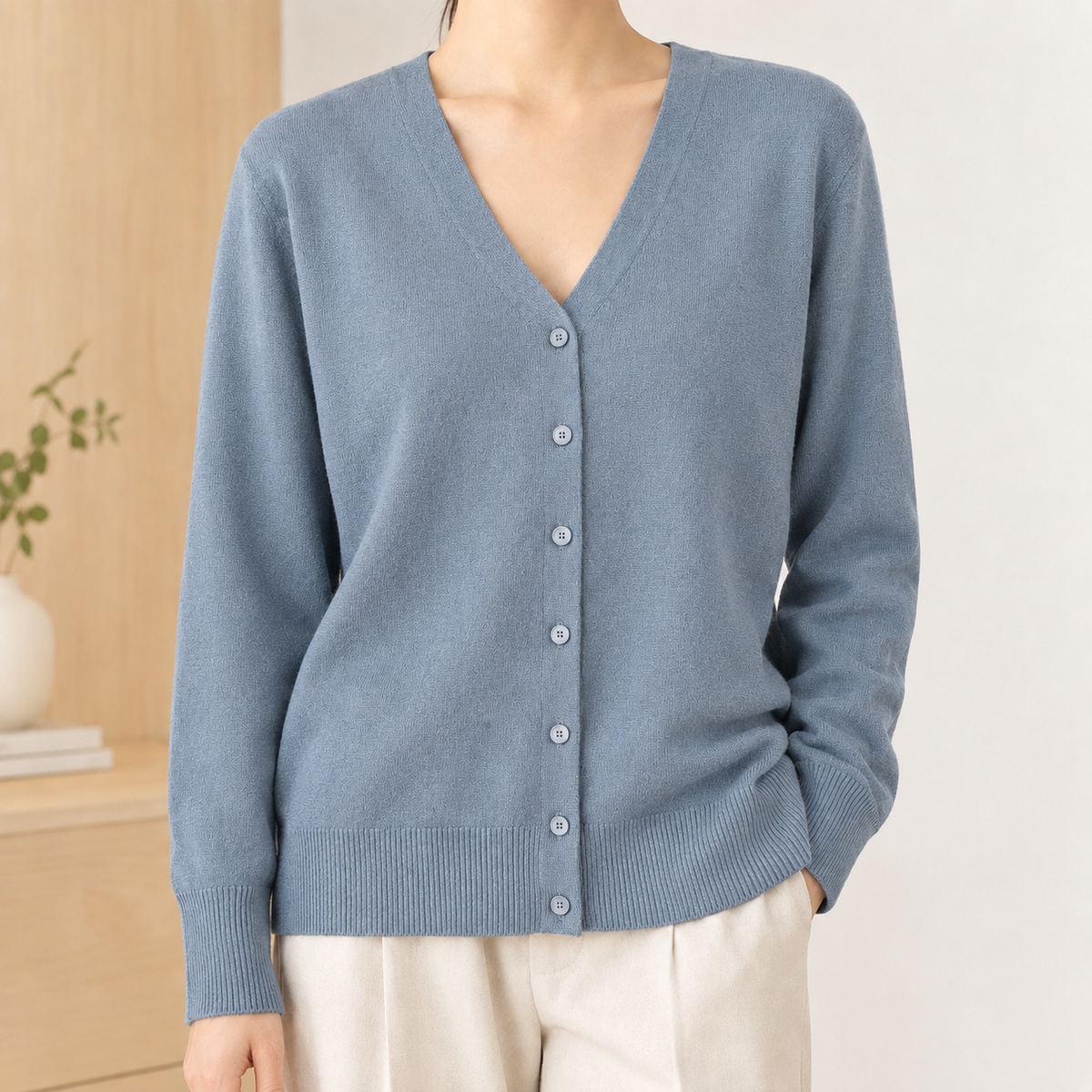 Diantha-Grace V Neck Cardigan
