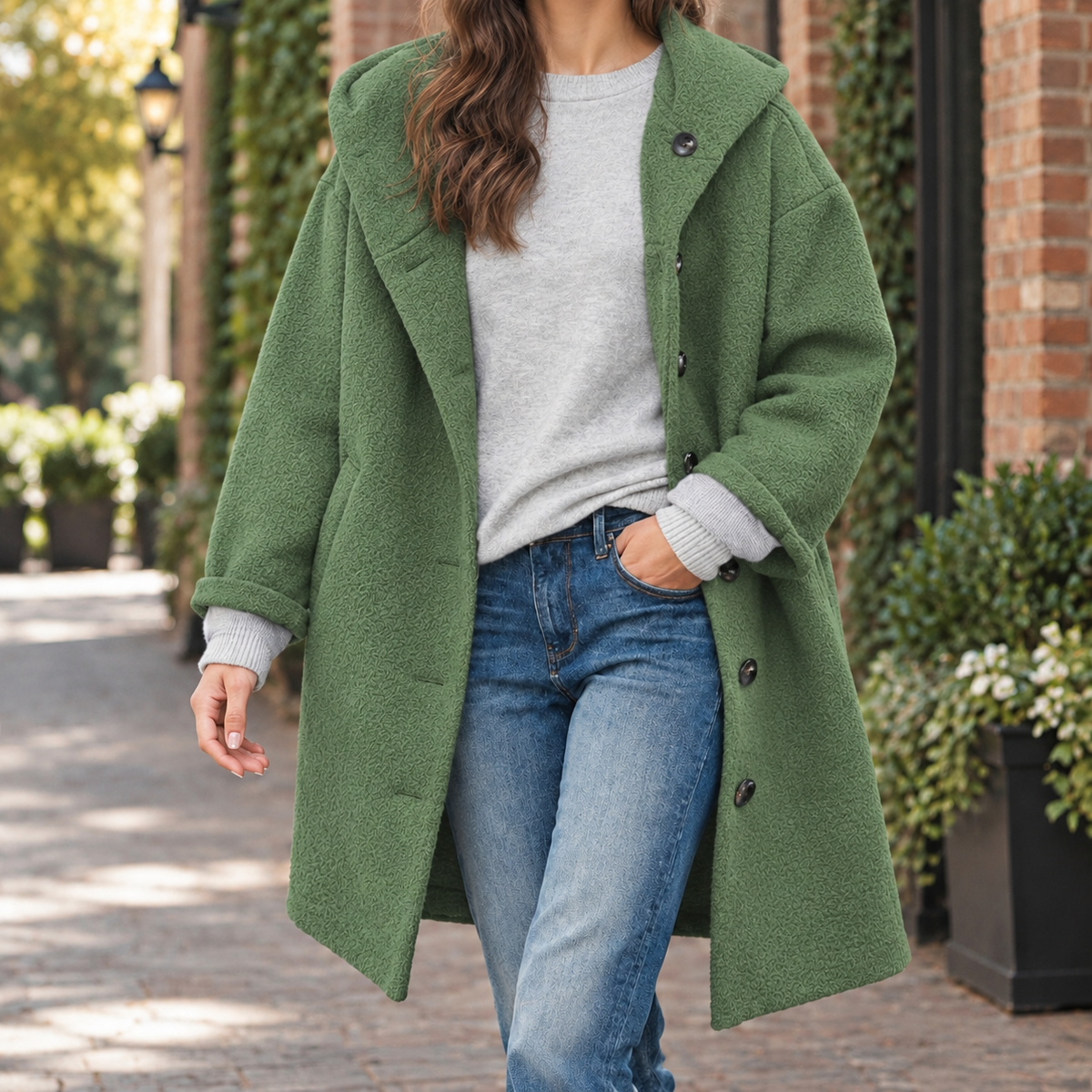 Anouska Hooded Coat
