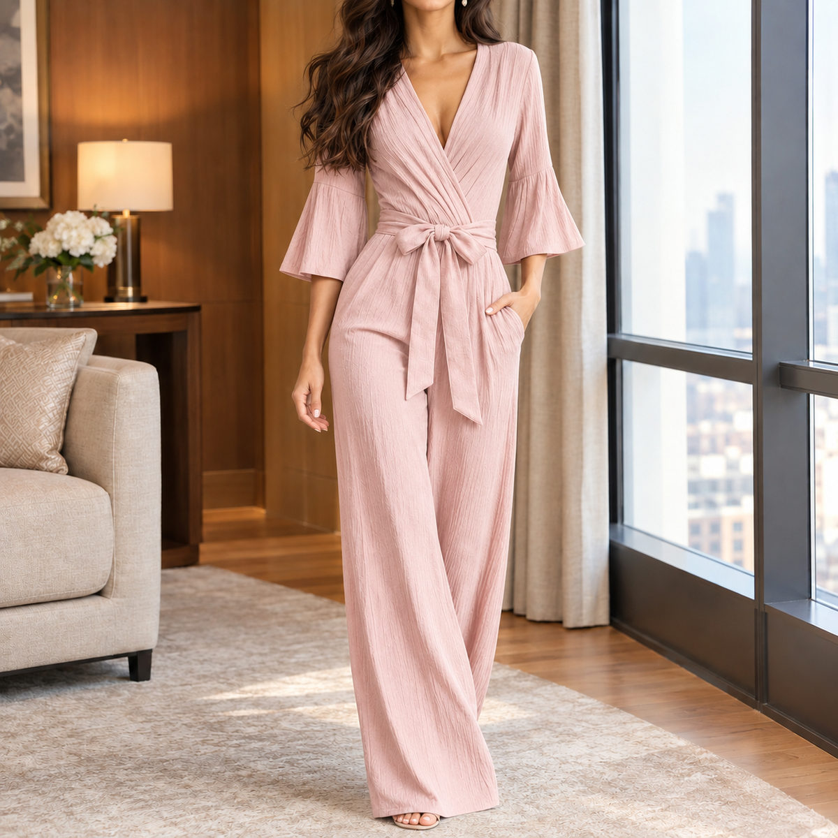 Leontine Wide Leg Jumpsuit