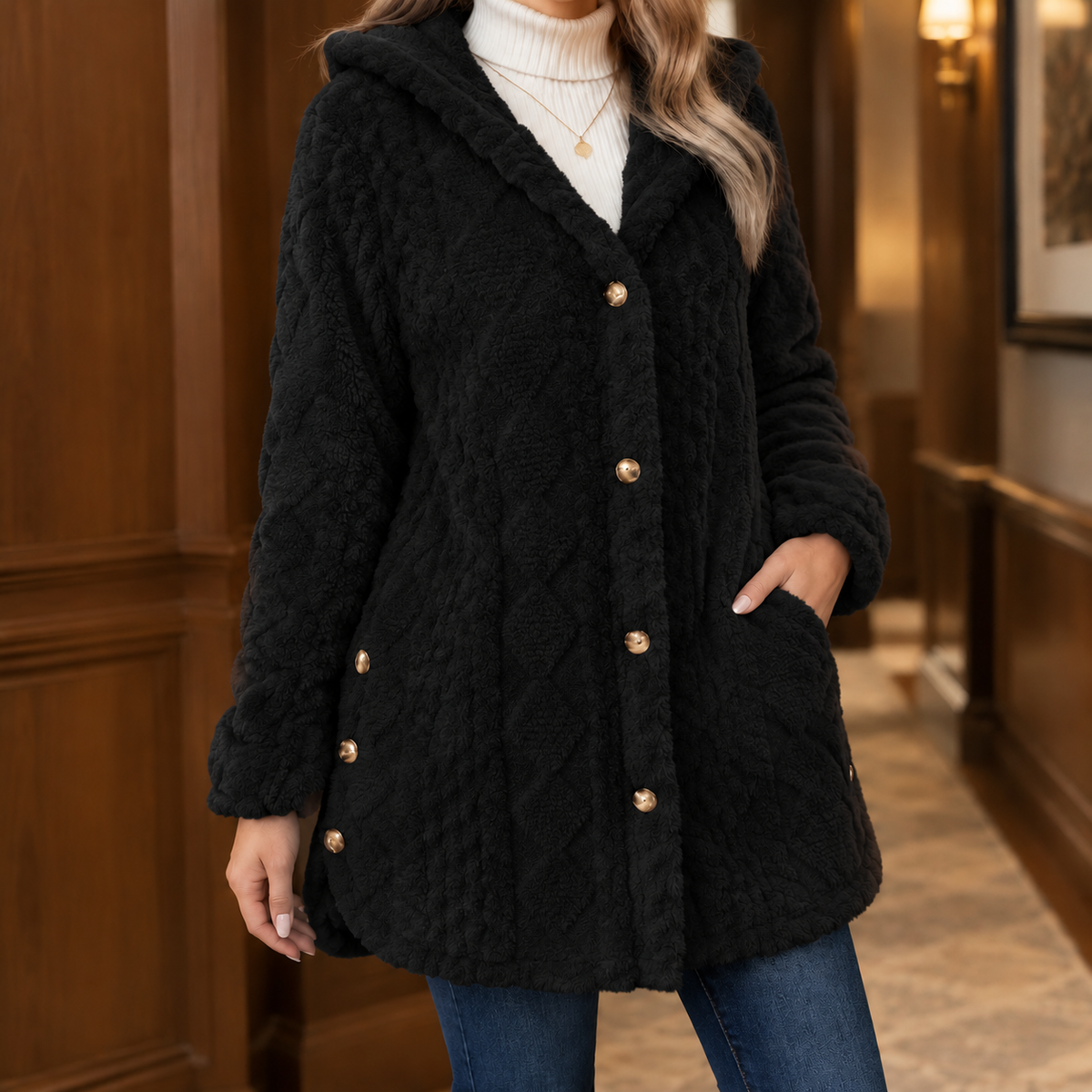 Livia-Sage Textured Jacket