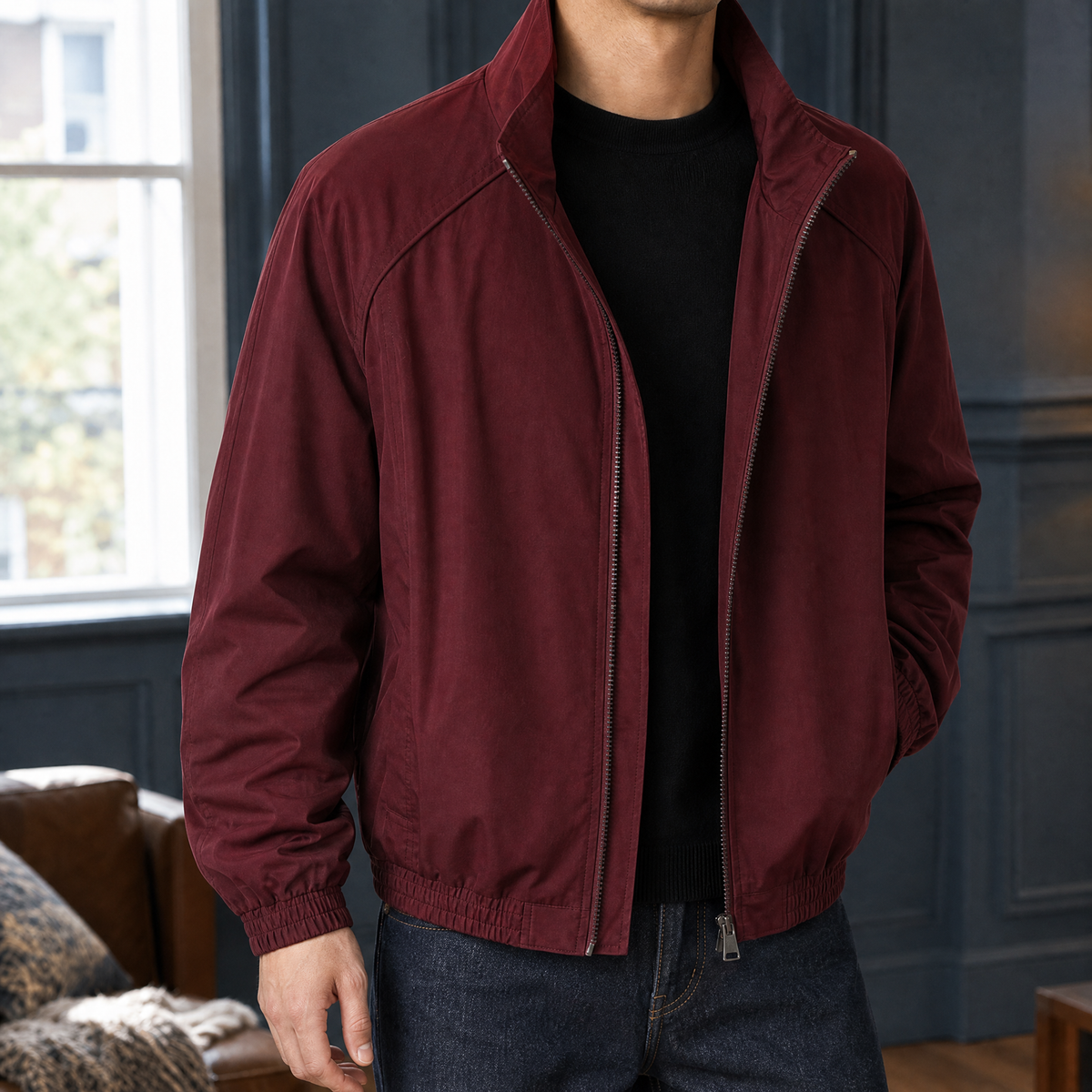 Raymond Stand Collar Jacket
