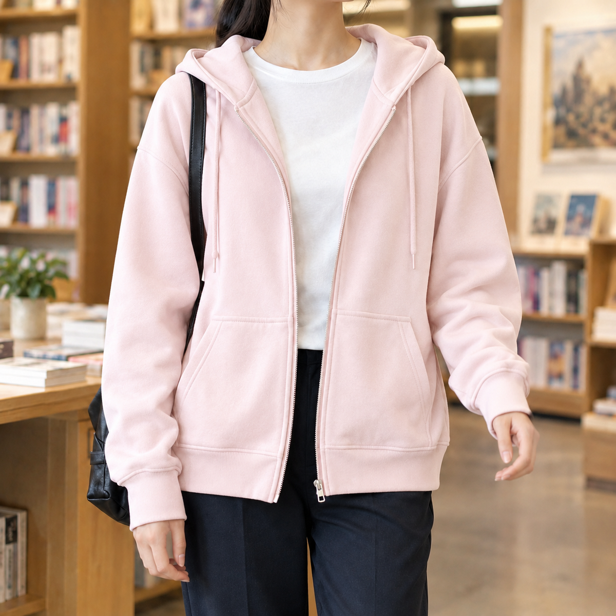 Bettina Relaxed Zip Hoodie