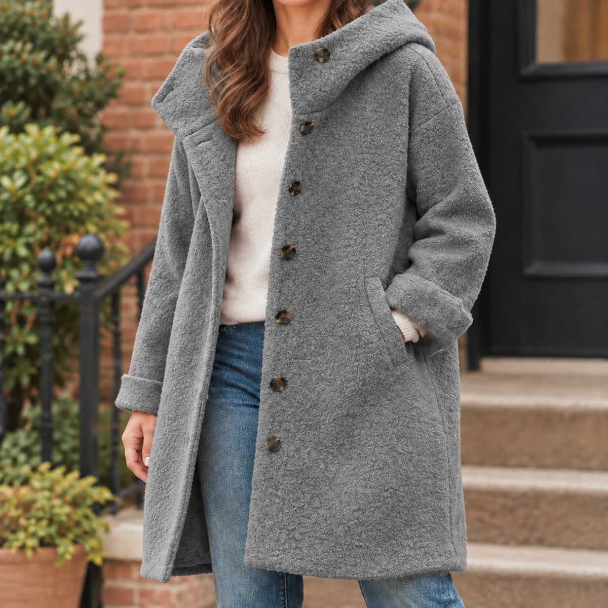 Yvette-Faye Hooded Coat