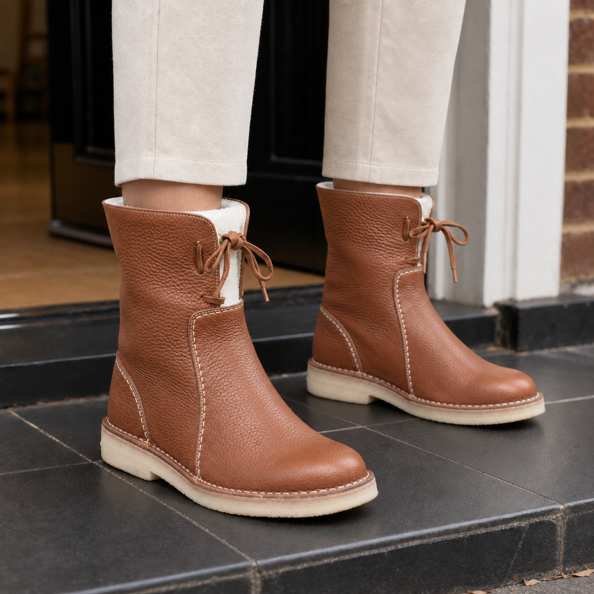 Rovelli Lace-Up Boots