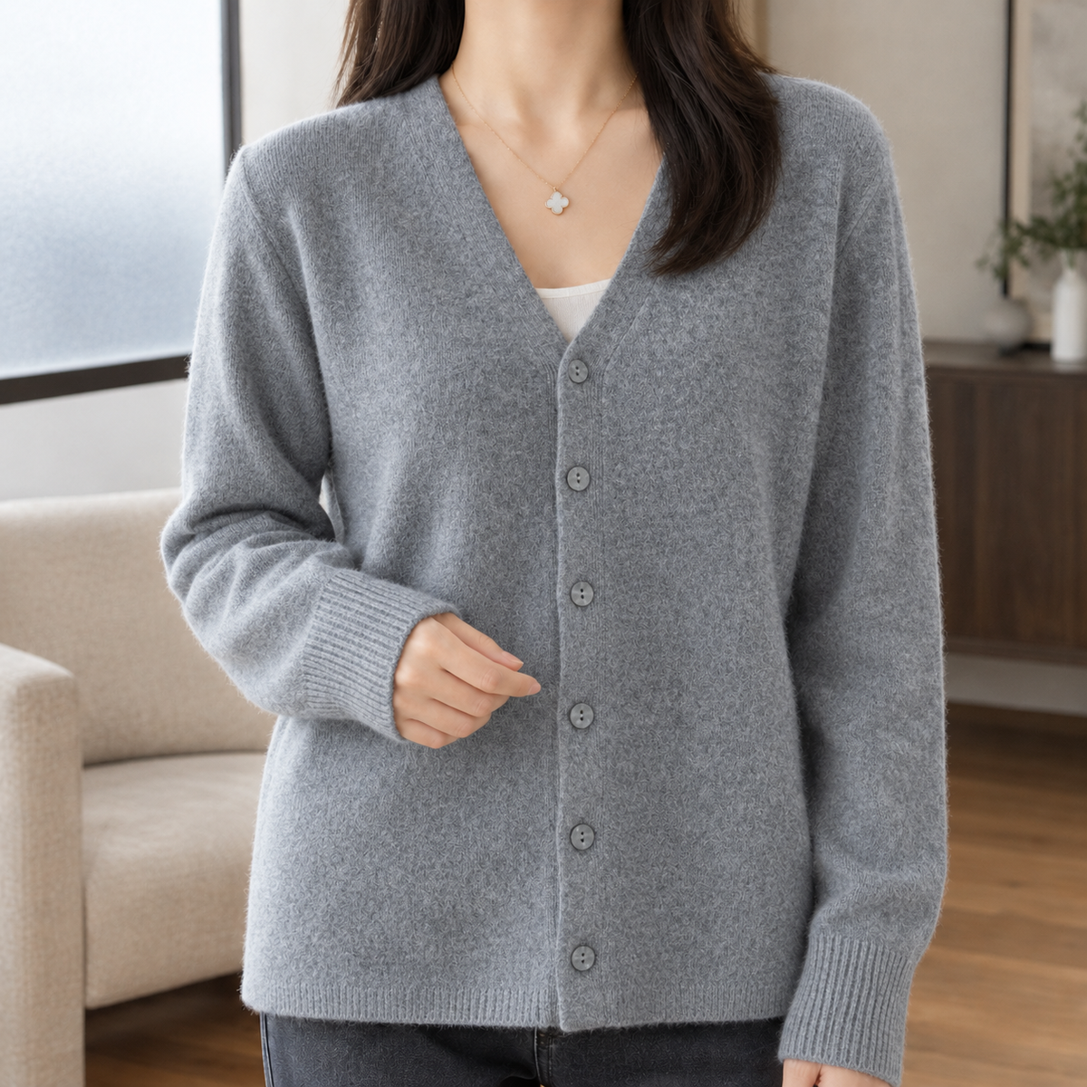 Millie V Neck Cardigan