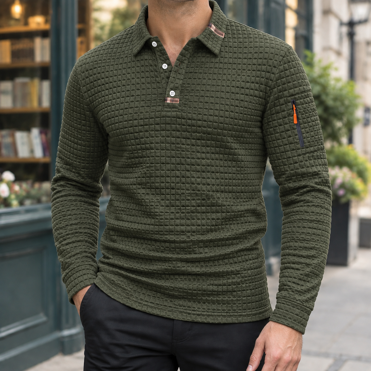 Cyprian Textured Polo