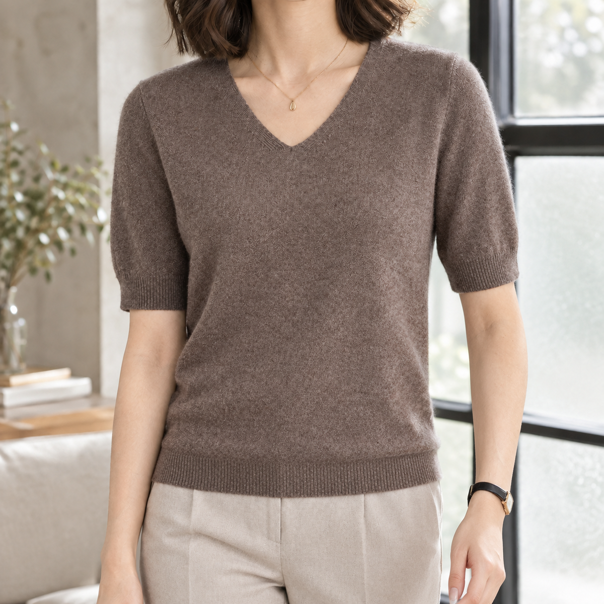 Phoebe-June V-Neck Sweater