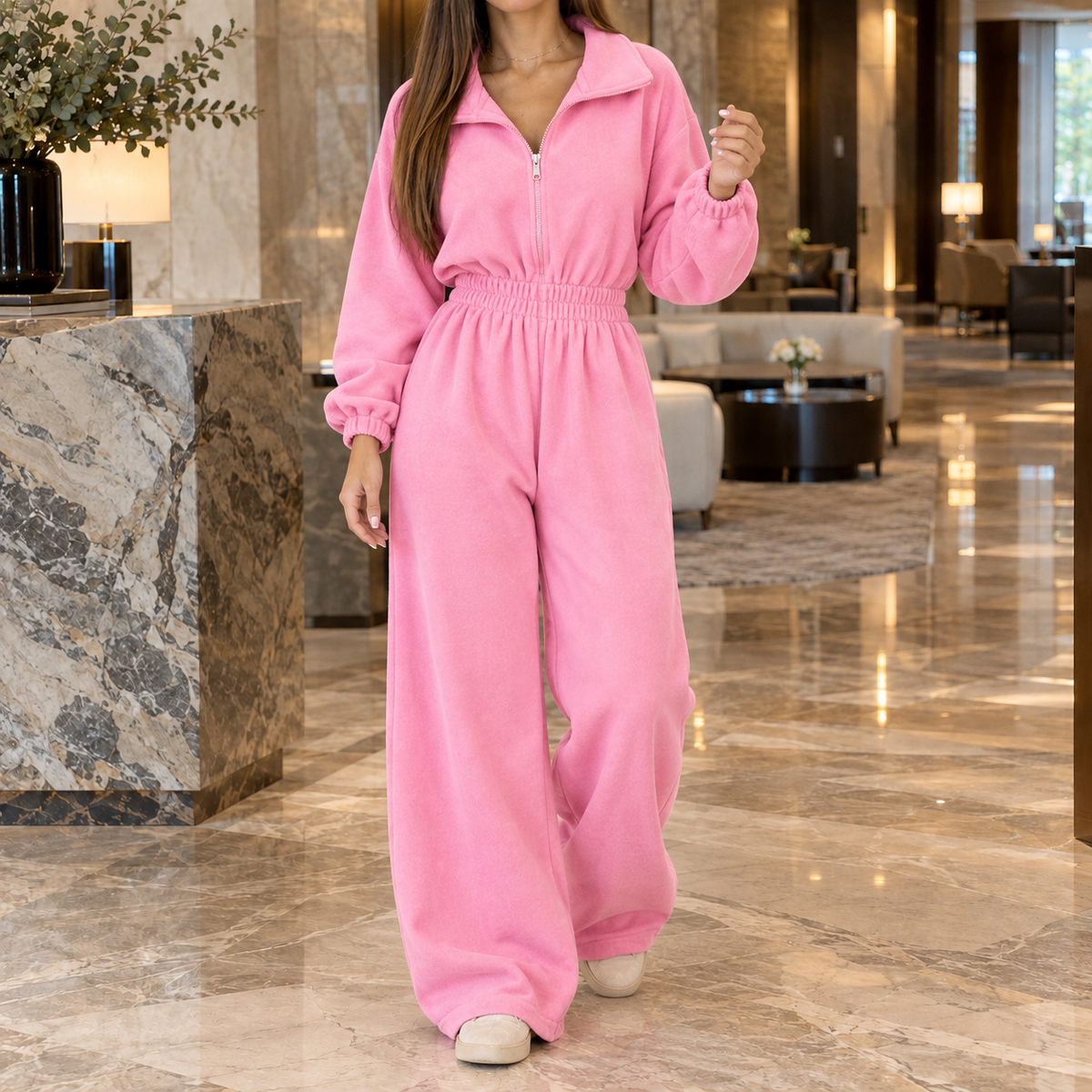 Vera-Claire Wide Leg Jumpsuit