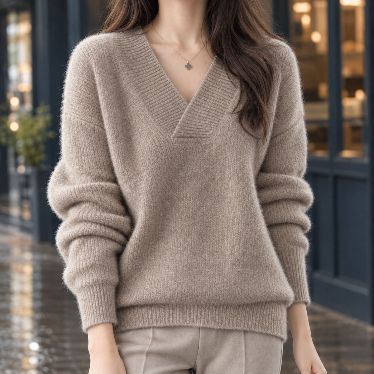 Joelle V Neck Sweater