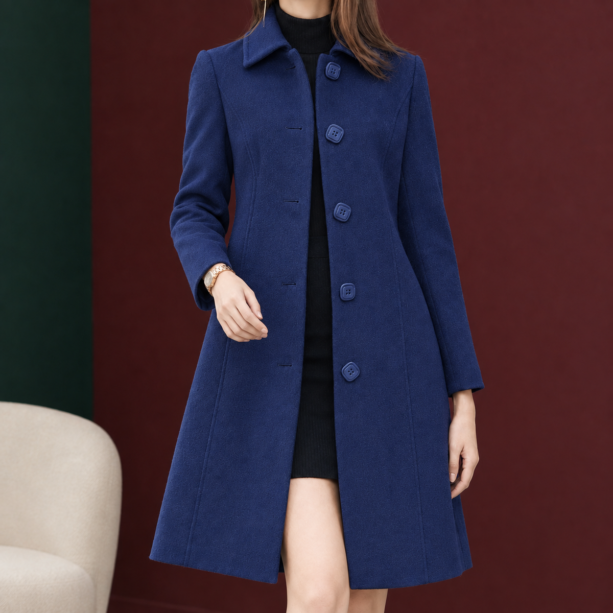 Ludovica-Jade A-Line Coat