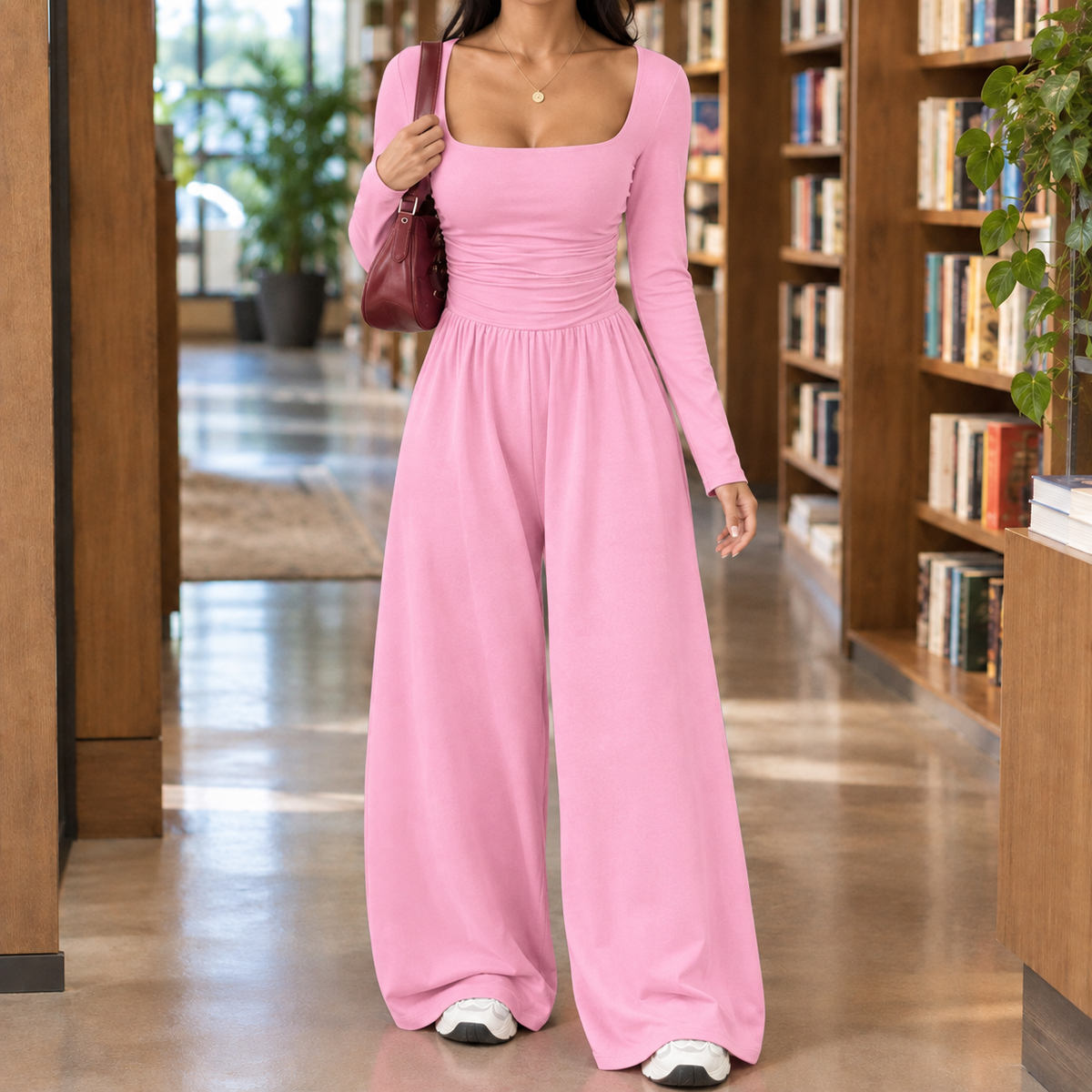 Mallory-Rose Ruched Jumpsuit