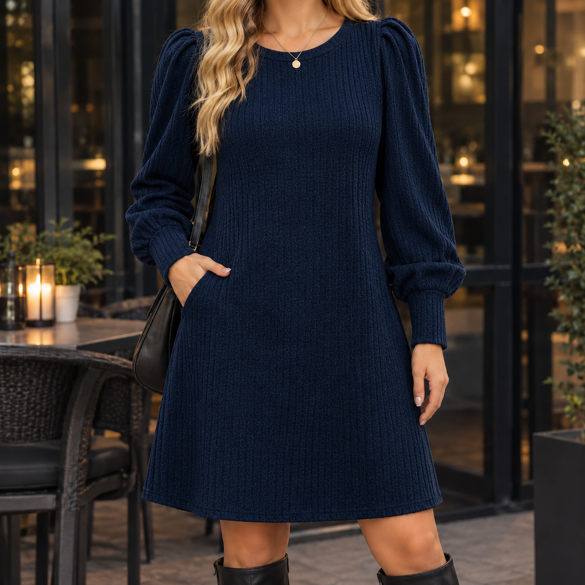 Amelia Puff Sleeve Dress