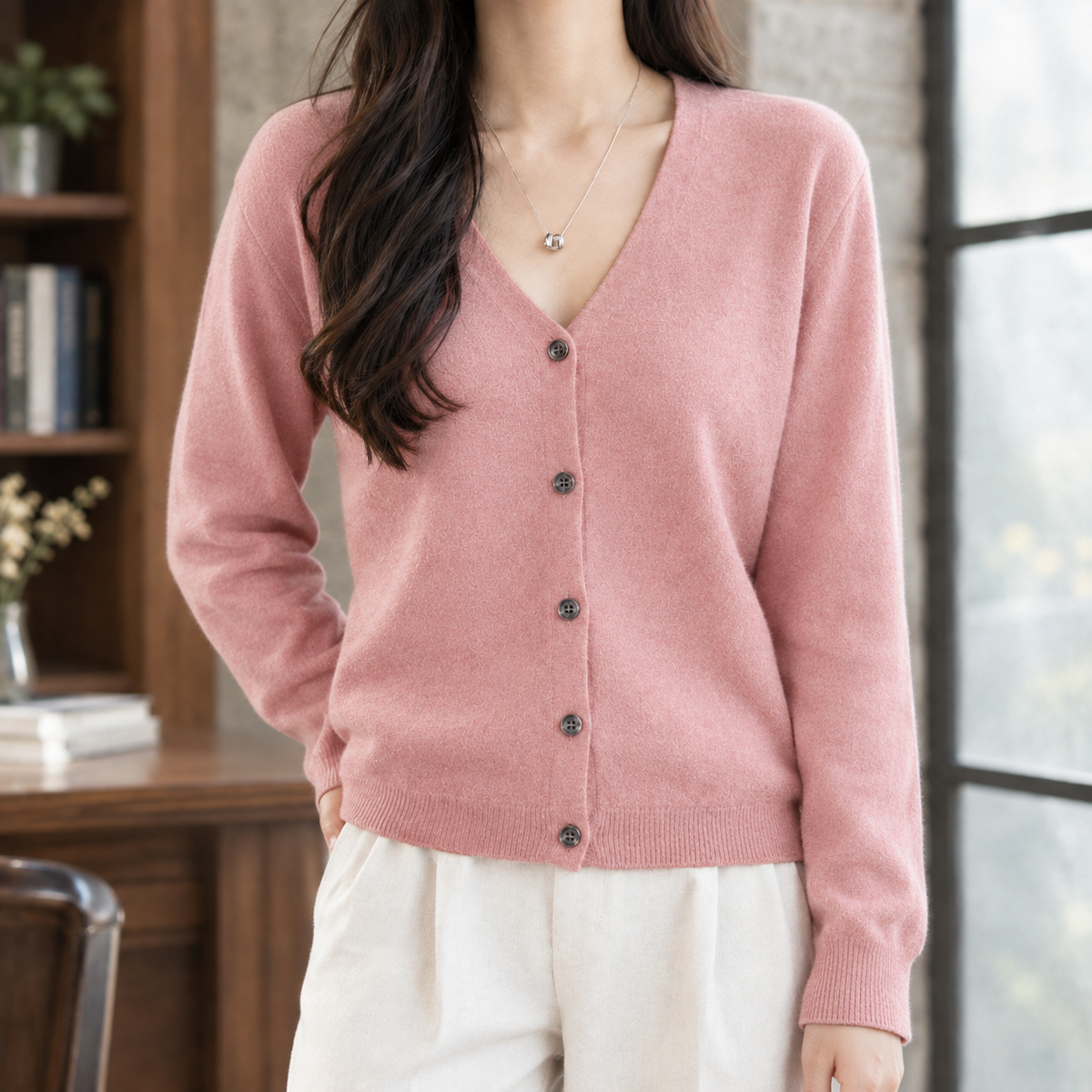 Maylis-Grace V-Neck Cardigan