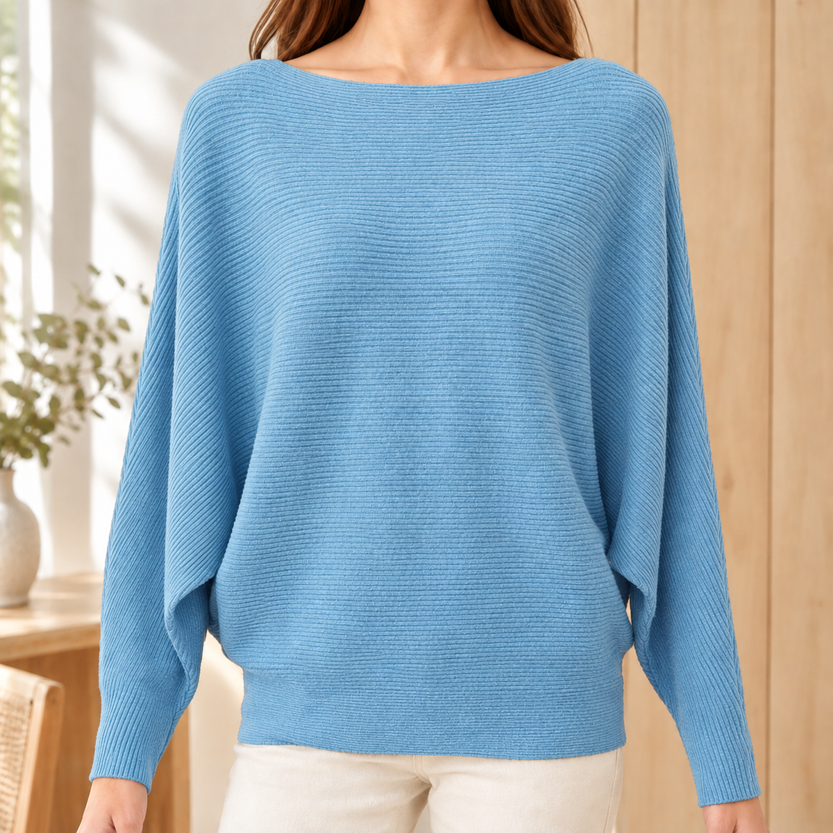 Cordelia-Faye Boat Neck Sweater