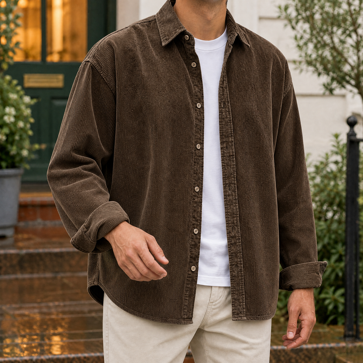 Aubin-Reid Corduroy Overshirt