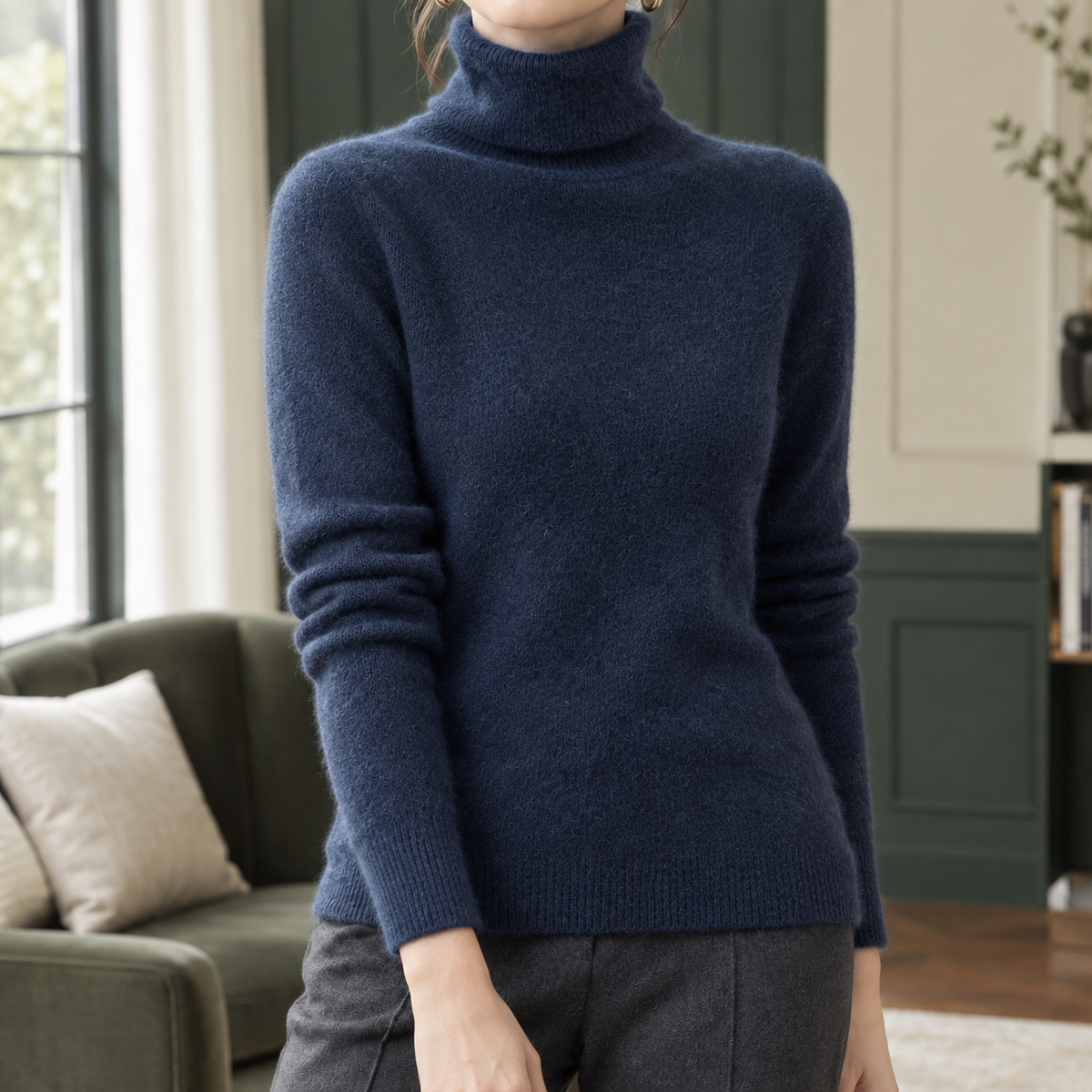 Alma-Lane Turtleneck Sweater