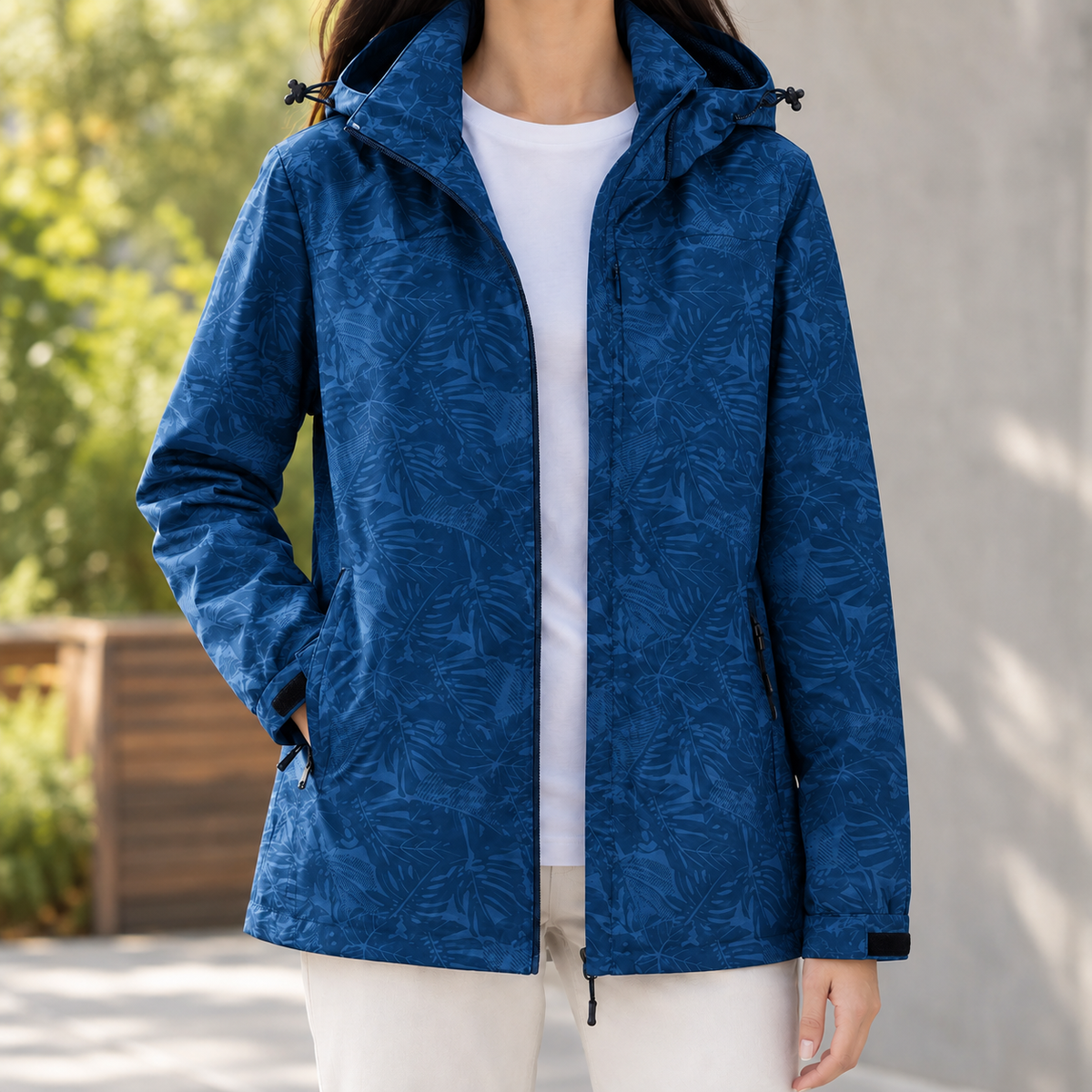 Valeria-Grace Printed Jacket