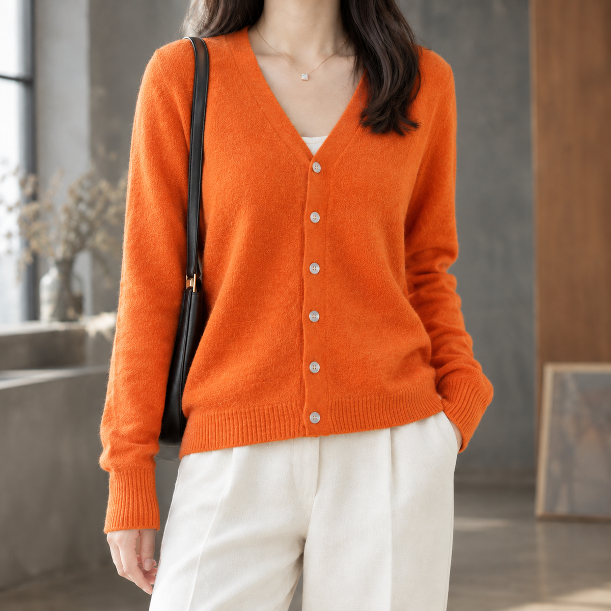 Guinevere-Kate V-Neck Cardigan