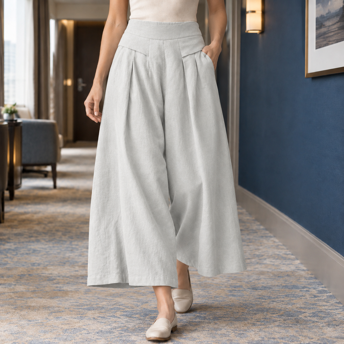 Jacinta-Claire Wide Leg Pants