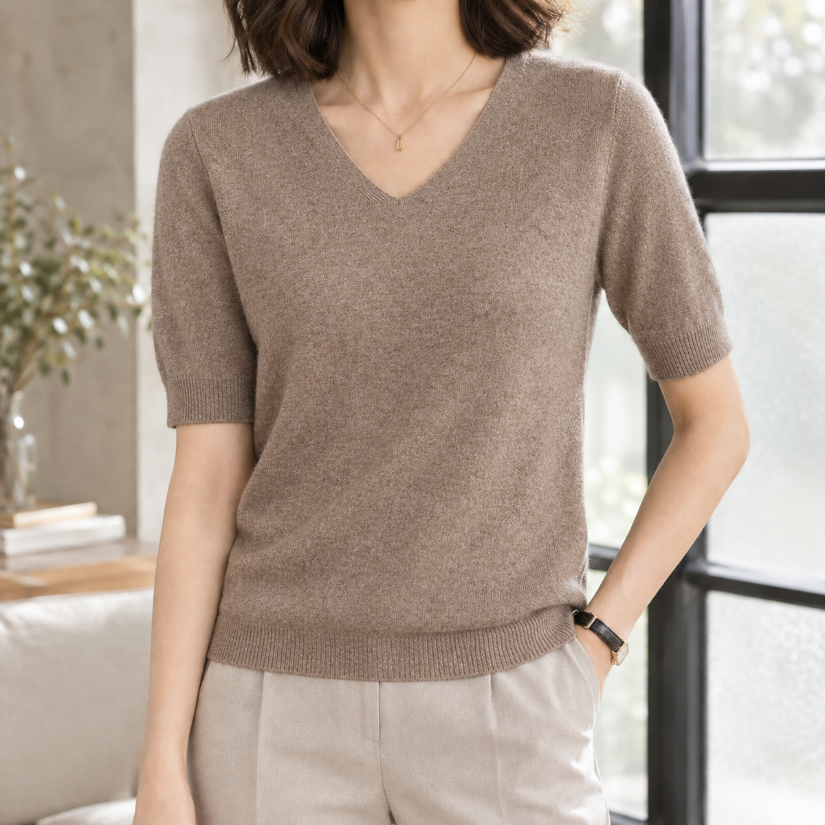 Phoebe-June V-Neck Sweater