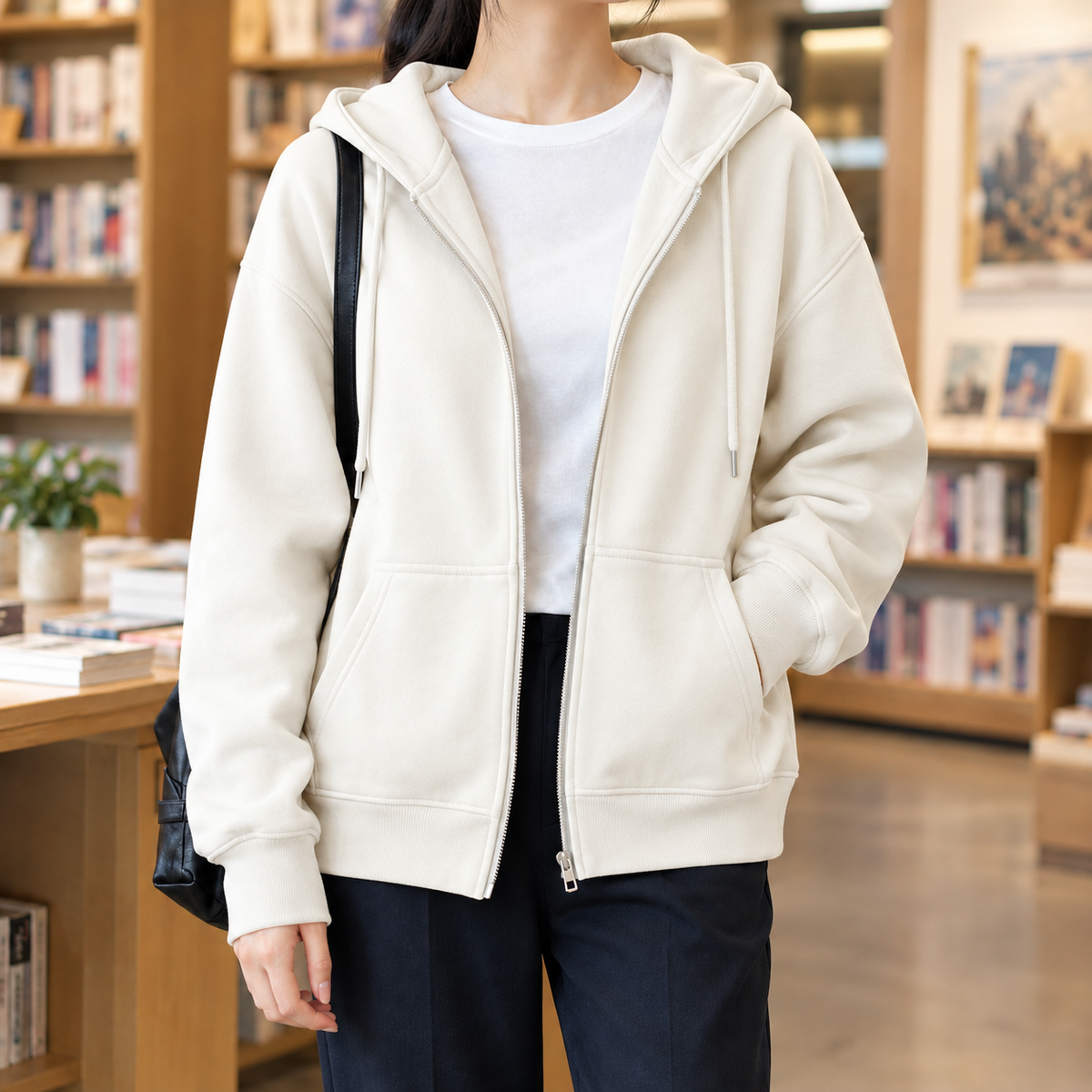 Bettina Relaxed Zip Hoodie