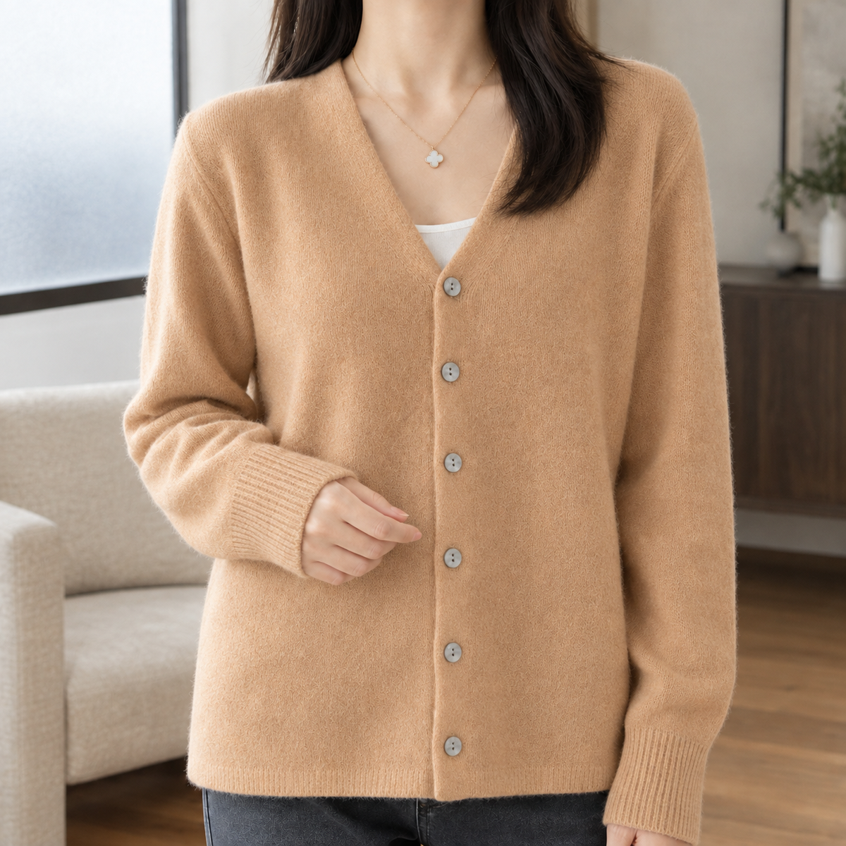Millie V Neck Cardigan