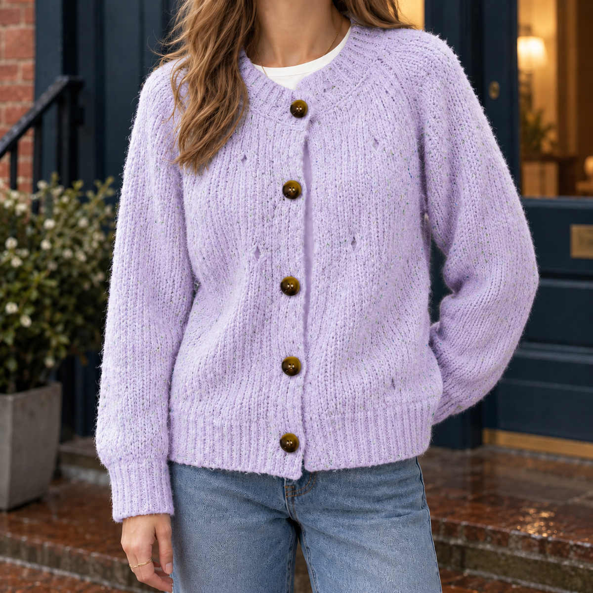 Zoe Textured Cardigan