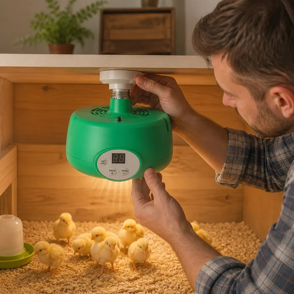 Incubator Heater | Smart Thermostat & Even Heat Distribution | E27 Socket