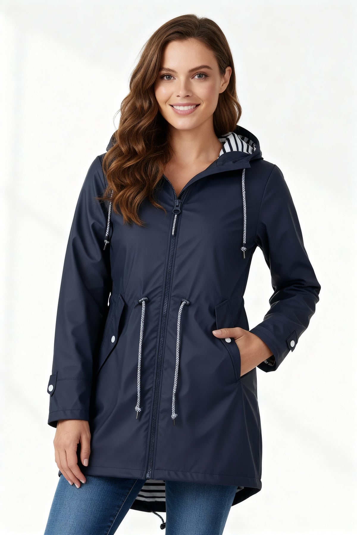 Isla | Women's Waterproof Rain Jacket Hooded